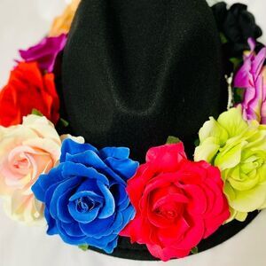 Floral Solid Color Roses Hair Clips, Brooches, Accessories NEW